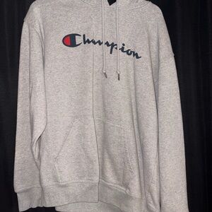 Champion Black and Gray Hoodie